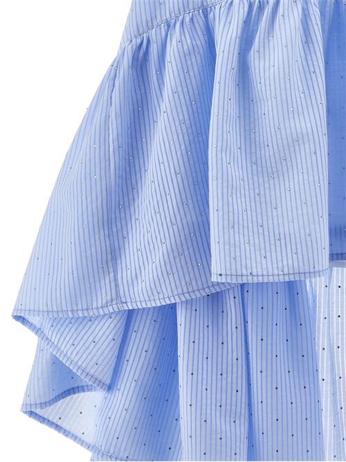 Abito bambina Philosophy celeste bacchettina con borchiette PHILOSOPHY KIDS | I1G91273160058